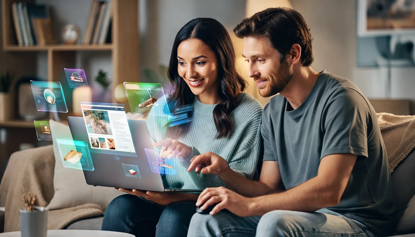 couple buying online