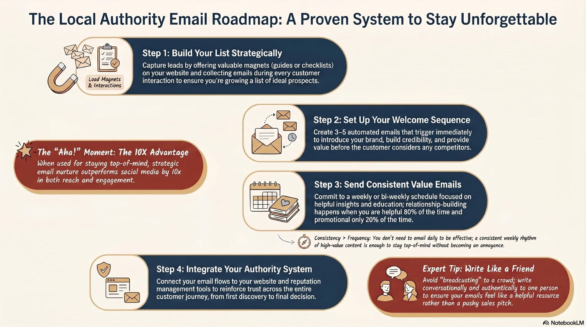 mail roadmap infographic